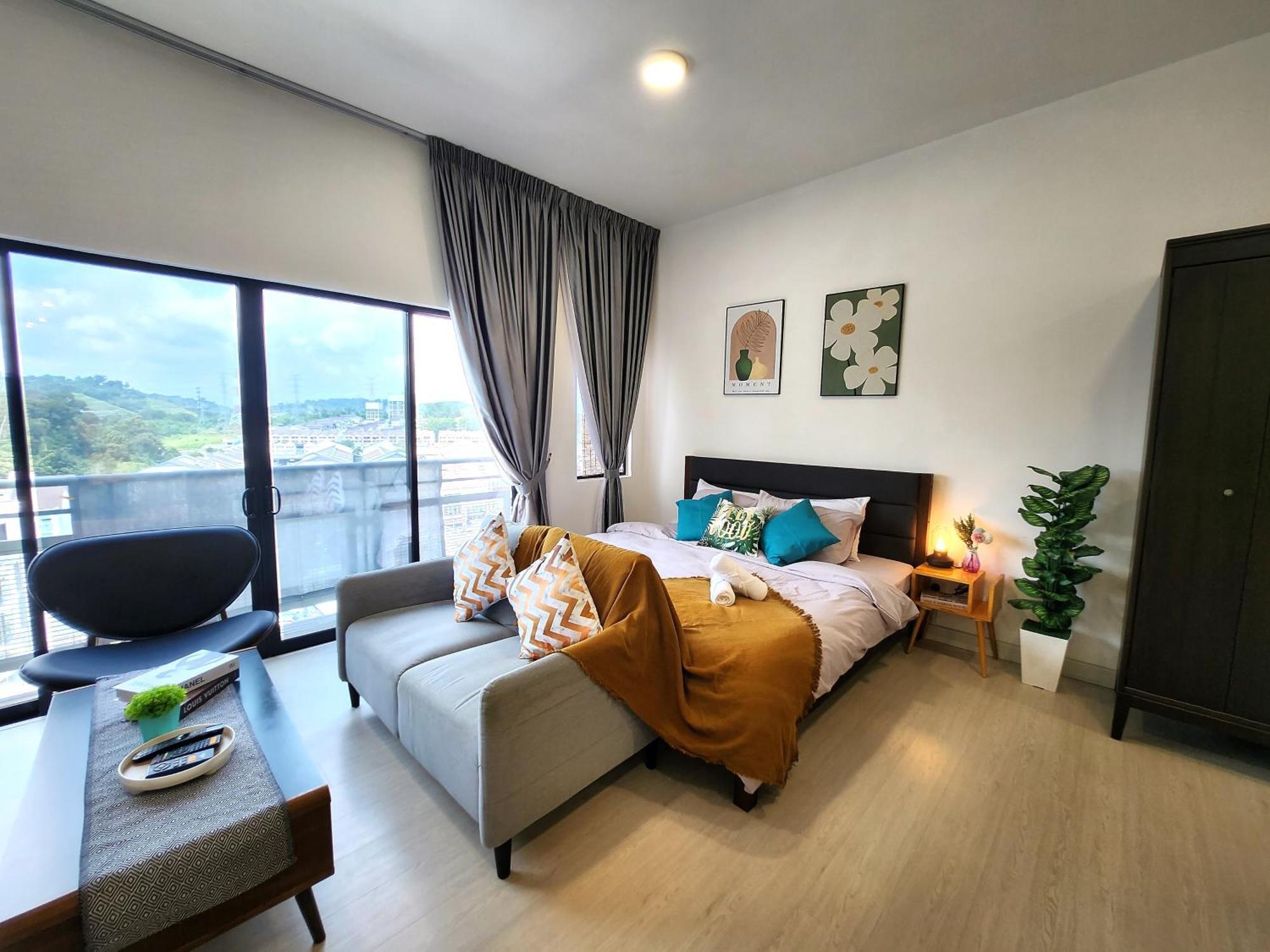 Taman Equine Comfy Studio#Greenery View#4 Pax#Aeon Mall Seri Kembangan Buitenkant foto